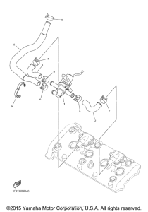 YZF-R1M Система забора воздуха