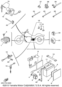 XVS650 Электрика