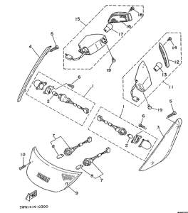 CR50Z Поворотники