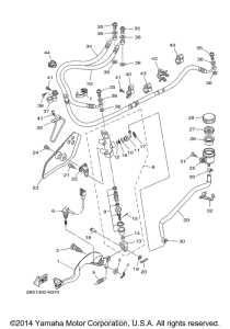 XT1200Z Задний торм цилиндр
