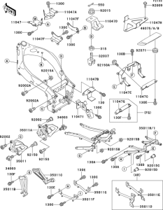 ZX750 Electro bracket(1 / 2)
