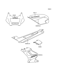 EX250 Наклейки