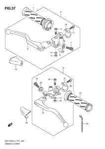 GD110 Рулевой рычаг