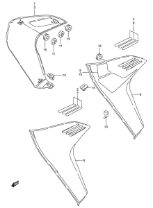 TS50 Радиатор cover