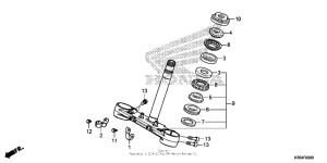 MSX125 Траверса нижняя