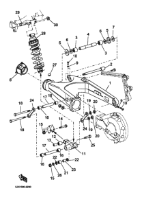 BT1100 Задний рычаг и подвеска