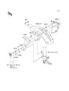 ZX1000 Переднее крыло
