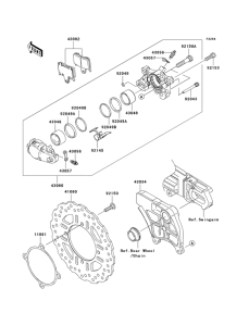 ZX1400 Передний суппорт