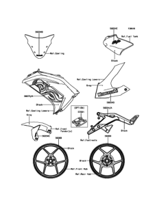 EX400 デカール(グレー)(FHF)