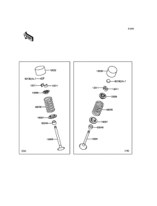 ZR800 Клапана