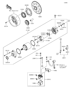 KLZ1000 Стартер