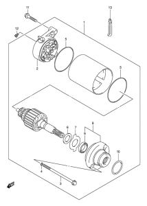 VL250 Стартерный мотор