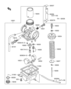 RM60 Carburetor assy