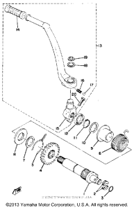 XS650G Kick - starter