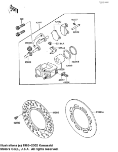 KX125 Передний суппорт