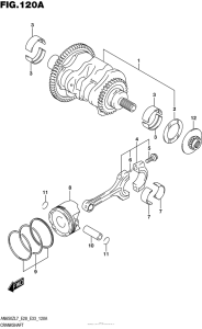 AN650Z Коленвал