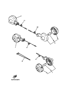 QB50 Rear flasher light assy