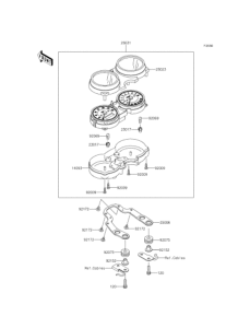 BJ250 Спидометр