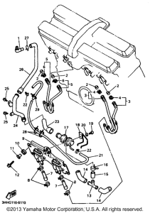 FZR600RKC Система забора воздуха