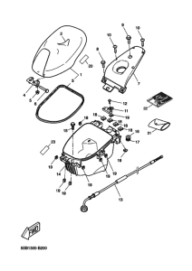 YQ50L Сиденье и держатель