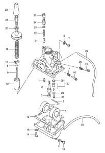 TS50 Carburetor assy
