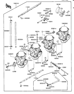 KZ1100 Carburetor assy