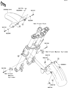 EX650 Крыло переднее