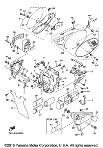 XVS950XR Боковые обтекатели
