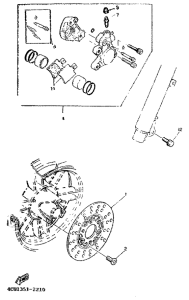 CW50 Front brake. caliper