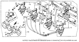 CB750 Carburetor (assy., link)