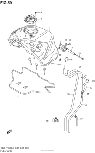 GSX-R1000 Fuel Tank (Gsx-R1000L4 E03)
