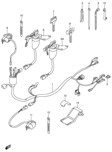 DR-Z400 Жгут проводов