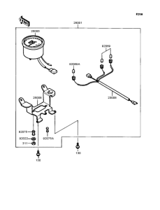 KMX80 Спидометр