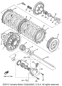 FZR750RU Сцепление