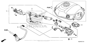 VFR1200X (DCT) Топливный насос