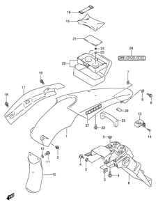 DR-Z400 Заднее крыло