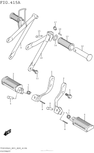TU250 Подножки