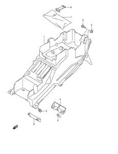 GSX1300R Заднее крыло
