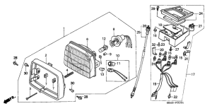 C50 Headlight / speedometer