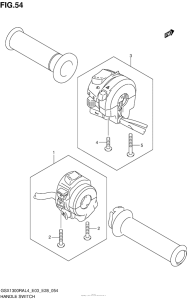 GSX1300R (ABS) Handle Switch (Gsx1300Ral4 E28)