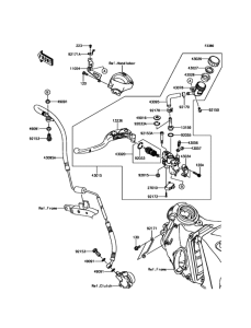 ZX1400 Цилиндр сцепления
