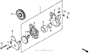 XR500 Масляный насос