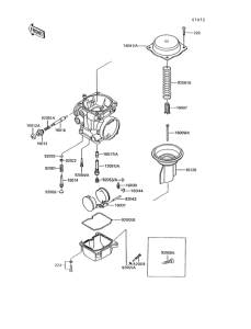 ZG1200 Carburetor parts(1 / 2)