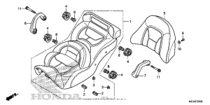 GL1800 (ABS) Сиденье