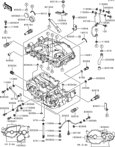 ER500 Crankcase(1 / 2)