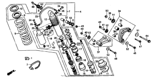 CR500R Shock absorber 84