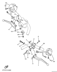 XVS650 Handle switch. lever