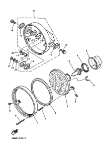 XJR400R ﾍﾂﾄﾞﾗｲﾄ1