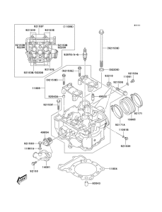  Головка цилиндров