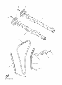 FZ8-S Распределительный вал & chain